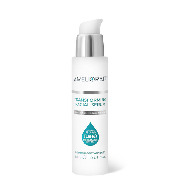 AMELIORATE Transforming Facial Serum pīlings un mitrinošs sejas serums sausai ādai, 30 ml