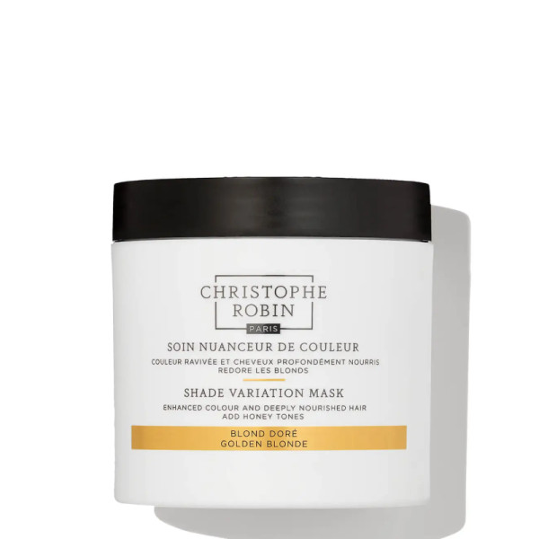 Christophe Robin Shade Variation Mask - Golden Blonde krāsojoša matu maska, 250 ml