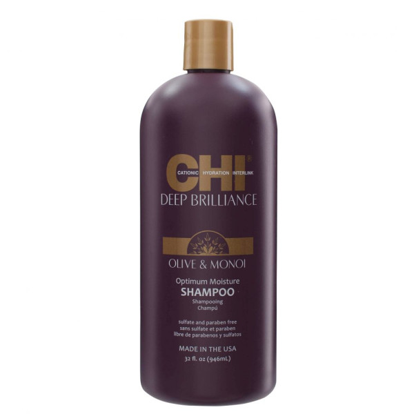 CHI Deep Brilliance šampūns ar olīvu un monoi eļļām, 946 ml