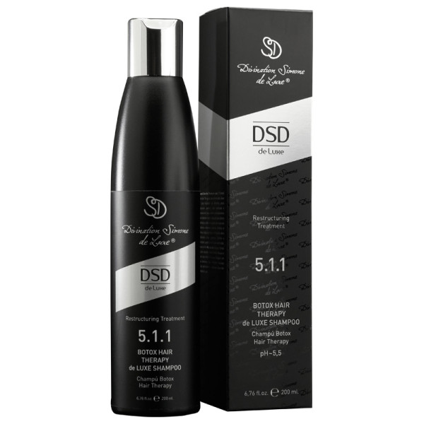 DSD Deluxe Botox Hair Therapy de Luxe Shampoo DSD 5.1.1 matu šampūns ar Botox, 200 ml