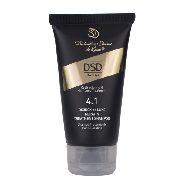 DSD Deluxe Dixidox de Luxe Keratin Treatment Shampoo atjaunojošs šampūns ar keratīnu, 50 ml