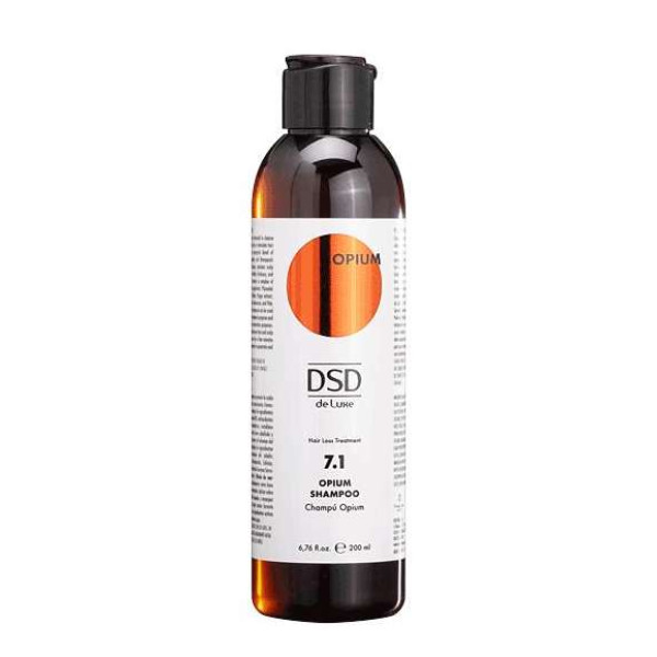 DSD Deluxe Opium Shampoo matu šampūns ar placentas ekstraktu, pret matu izkrišanu, 200 ml