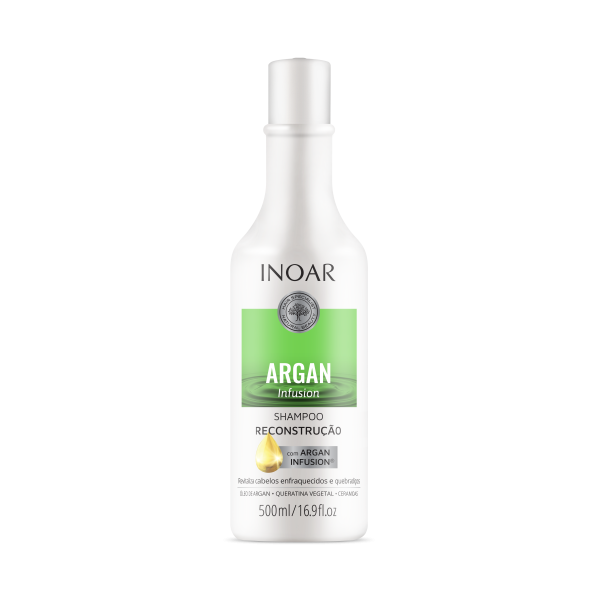 INOAR Argan Infusion Reconstruction Shampoo - atjaunojošs šampūns, 500 ml