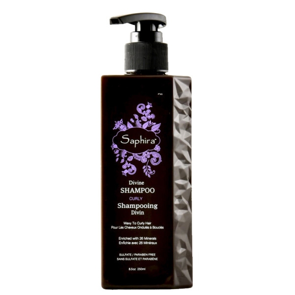 Saphira Divine Shampoo intensīvi mitrinošs šampūns īpaši sausiem, sprogainiem, sprogainiem matiem, 250 ml