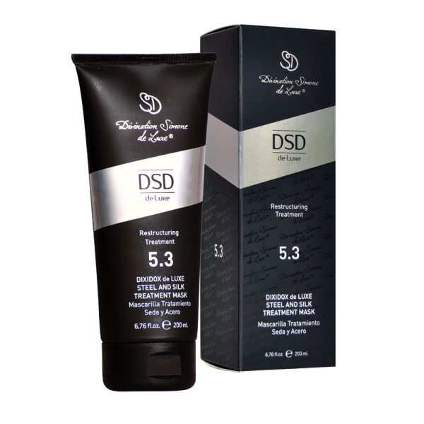 DSD Deluxe Dixidox de Luxe Steel And Silk Treatment Mask DSD 5.3 intensīvi atjaunojoša maska ar zīdu, 200 ml