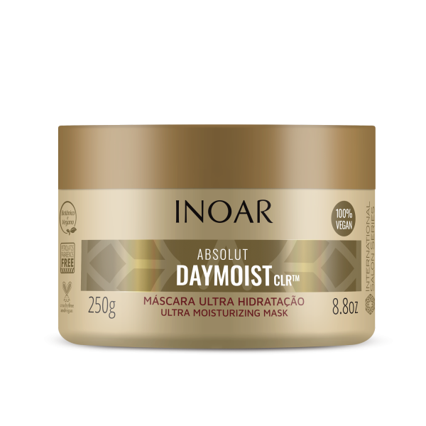 INOAR Absolut Daymoist Mask - matu maska ķīmiski bojātiem matiem, 250 g