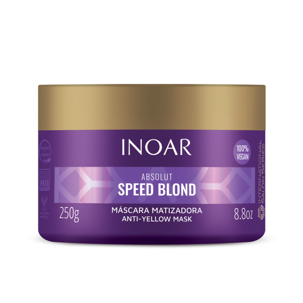 INOAR Speed Blond Mask - matu maska blondiem matiem, 250 g