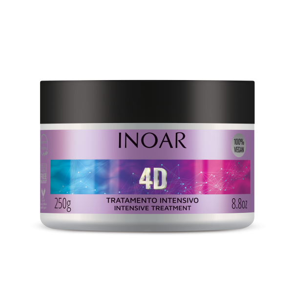 INOAR 4D Mask - 4-dimensiju maska, 250 g