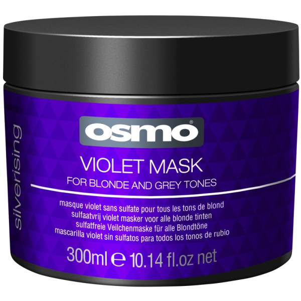 Osmo Silverising Violet Mask maska pret dzeltēšanu, 300 ml