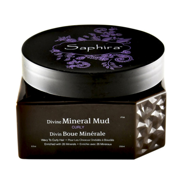 Saphira Divine Mineral Mud maska-minerāldūņa matiem, intensīvi mitrinoša, sprogainiem matiem, 250 ml