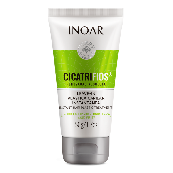 INOAR CicatriFios Leav-In - nenoskalojams karstuma aizsardzības balzams, 50 ml