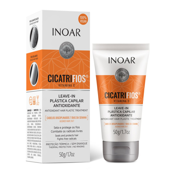 INOAR CicatriFios C vitamīna neatgriezenisks balzams ar C vitamīnu, 50 ml