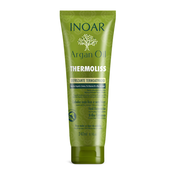 INOAR Thermoliss Thermo-Active Balm - karstuma aizsardzība, izlīdzinošs balzams, 240 ml