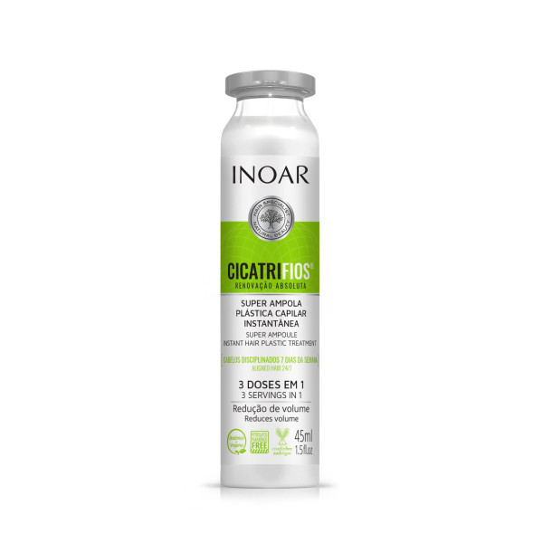 INOAR CicatriFios Super Ampoule - matu struktūru atjaunojoša ampula, 45 ml