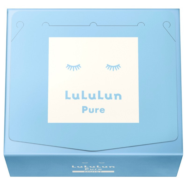 LuLuLun Pure Moist Mask 32 Pack komplekts intensīvi mitrinošas vienreizējās lietošanas sejas maskas, 32 gab.