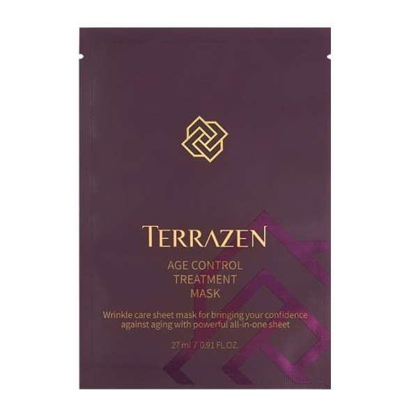 Terrazen Age Control Treatment Mask loksne, nostiprinoša sejas maska nobriedušai sejas ādai, 27 ml