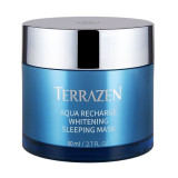 Terrazen Aqua Recharge Whitening Sleeping Mas izgaismojoša nakts maska sausai sejas ādai, 80 ml