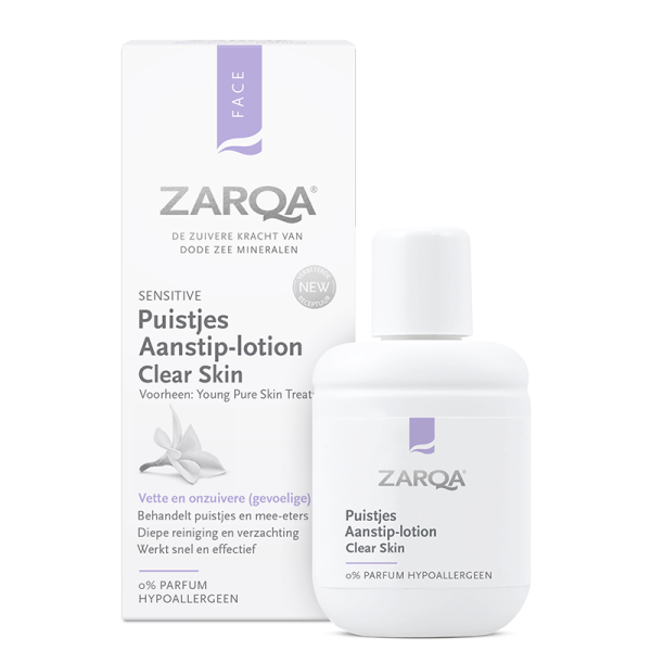 Zarqa Clear Skin plankumu losjons intensīvai ādas ar pūtītēm kopšanai, 20 ml