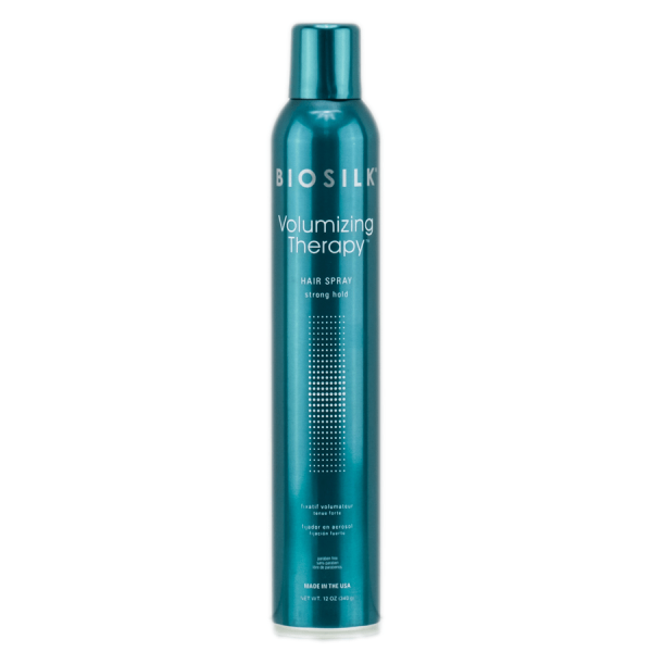 Biosilk Volumizing Therapy spēcīgas fiksācijas apjomu piešķiroša matu laka, 340 g