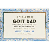 18.21 Man Made Exfoliating Bar Soap Absolute Mahogany pīlinga ziepes vīriešiem, piemērotas sejai un ķermenim, 198 g