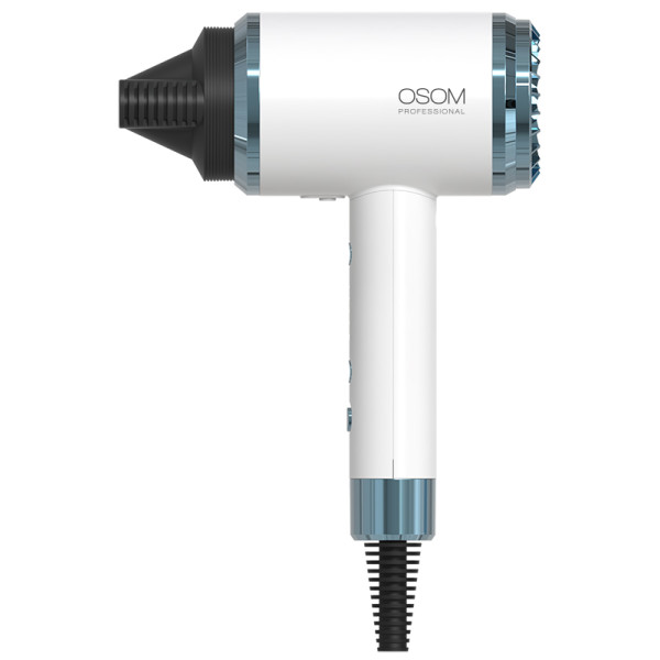 Osom Professional White Hair Dryer OSOM6800WHHD matu žāvētājs, 1800 W, balta krāsa