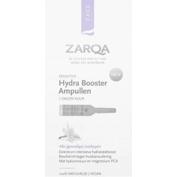 Zarqa Hydra Booster ampulas, 7 dienu aprūpe