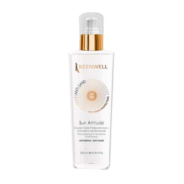 Keenwell SUN ATTITUDE sauļošanās fluīds SPF 50, 200 ml