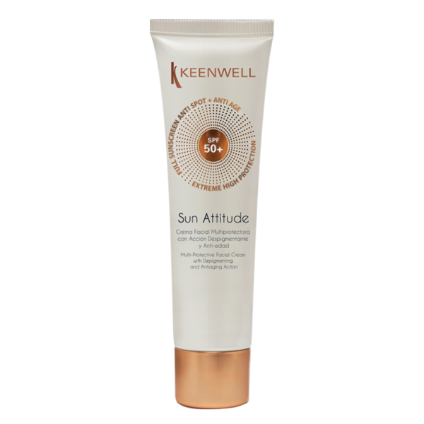 KEENWELL SUN ATTITUDE SPF 50 depigmentējošs un pretnovecošanas sejas krēms, 60 ml