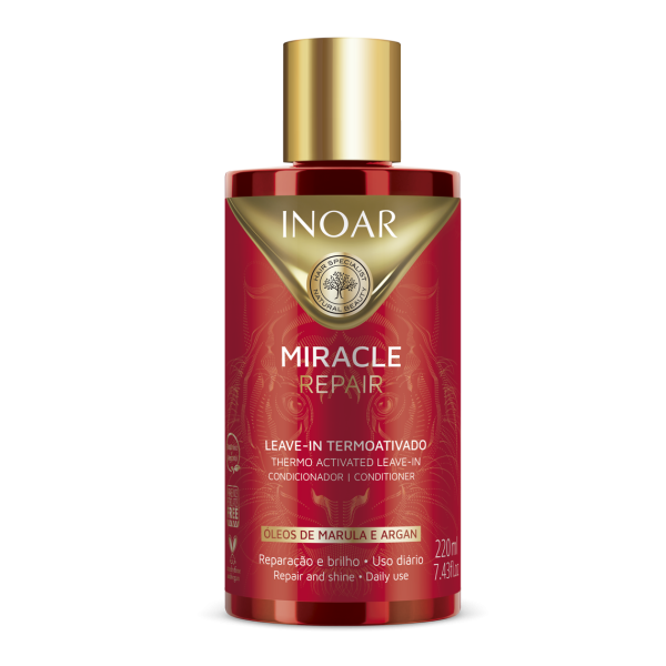 INOAR Miracle Repair Leave-in - nenuplaunamas kondicionierius 220 ml