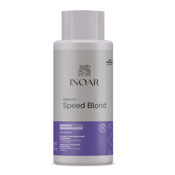 INOAR Absolut Speed Blond Šampūns blondiem matiem, 500 ml