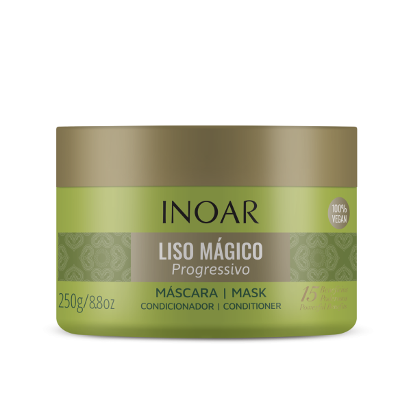 INOAR Liso Mágico Progressivo Mask matu taisnojoša matu maska, 250 g