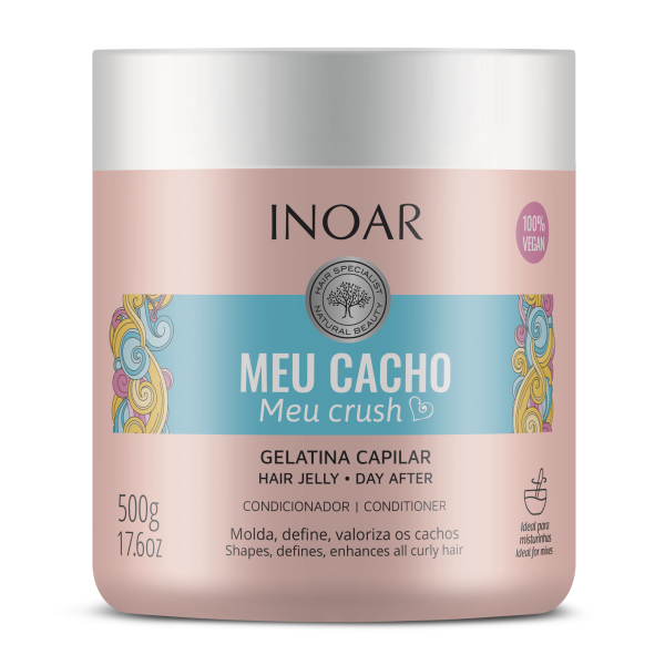 INOAR Meu Cacho Meu Crush Hair Jelly kērlinga želeja, 500 g