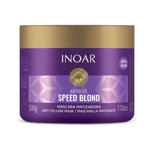 INOAR Speed Blond Mask - matu maska blondiem matiem 500 g