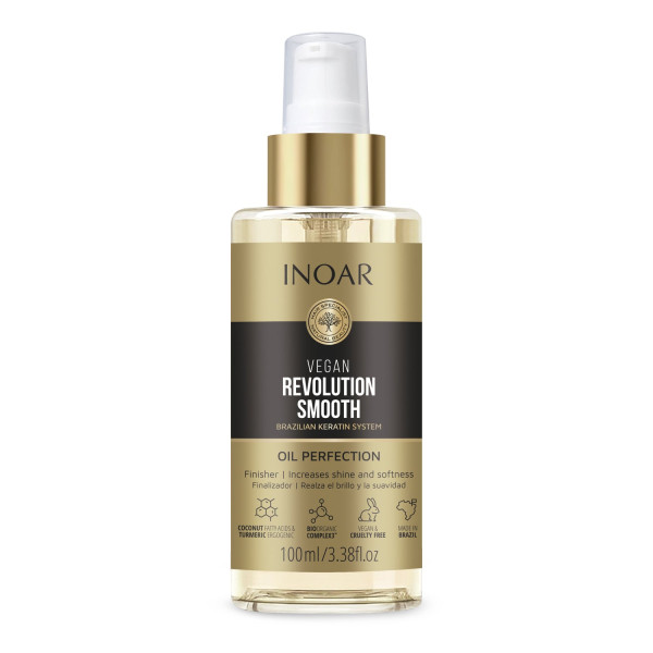 INOAR Vegan Revolution Smooth Oil Perfection noslēdzošā matu eļļa, 100 ml