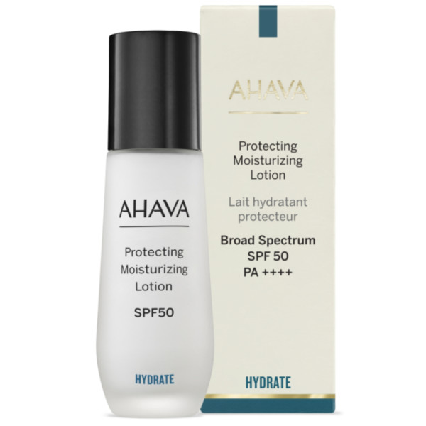 AHAVA Protecting Moisturizing Lotion SPF 50 aizsargājošs mitrinošs sejas losjons, 50 ml