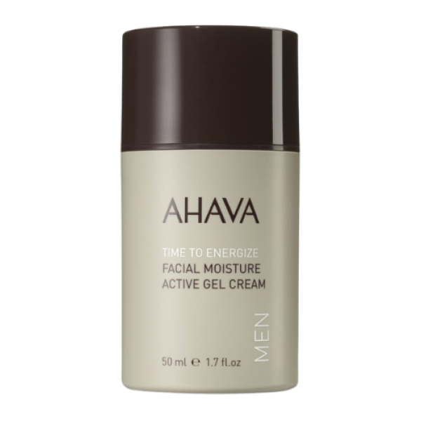 AHAVA Time To Energize Men's Facial Moisture Active Gel Cream mitrinošs gēla krēms vīriešiem, 50 ml