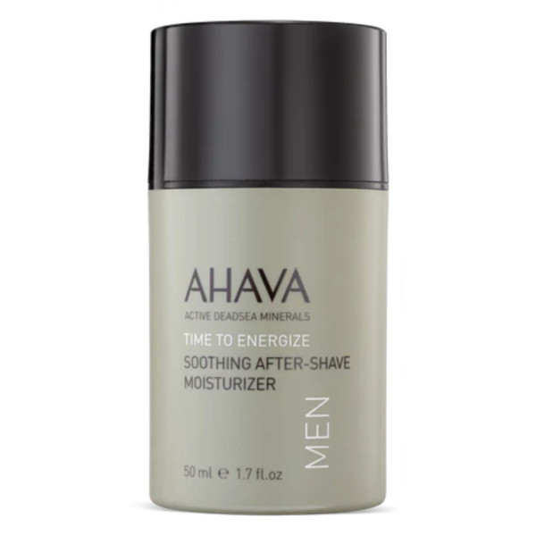 AHAVA Time To Energize vīriešu nomierinošs mitrinātājs pēc skūšanās, 50 ml