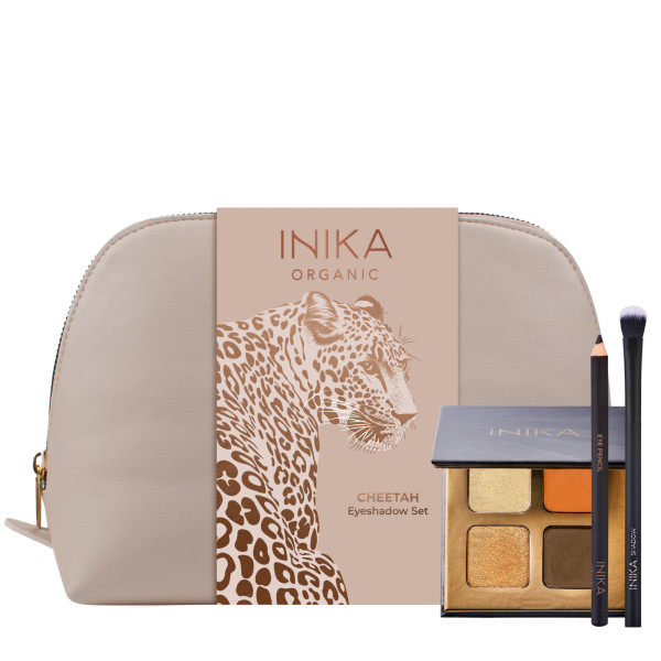 INIKA Cheetah Eyeshadow Set acu ēnu komplekts