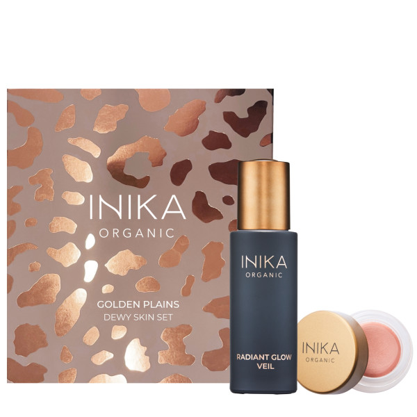 INIKA Golden Plains Dewy Skin Set