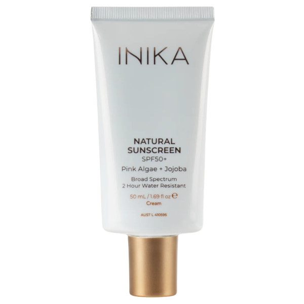 INIKA Organic Natural Sunscreen dabīgs aizsargkrēms sejai no saules SPF 50+, 50 ml