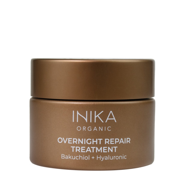 INIKA Organic Overnight Repair Treatment nakts atjaunojoša sejas maska, 50 ml