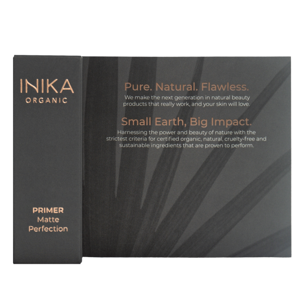 INIKA Organic Primer Matte Perfection sertificēta organiskā grima bāze ar matētu efektu, 4 ml