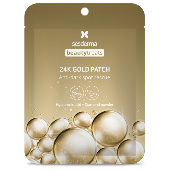 Sesderma Beauty Treats 24k zelta acu maskas, 1 pāris