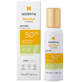 Sesderma Repaskin Comfort aizsargājoša sejas migla no saules ar rozmarīna aromātu SPF 50, 100 ml