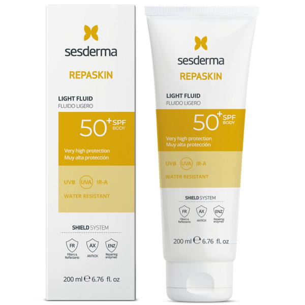 Sesderma Repaskin SPF 50+ aizsargājošs fluīds no saules ķermenim, 200 ml