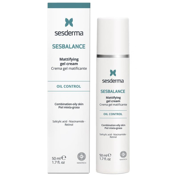 Sesderma Sesbalance matējošais gēls sejas krēms, 50 ml