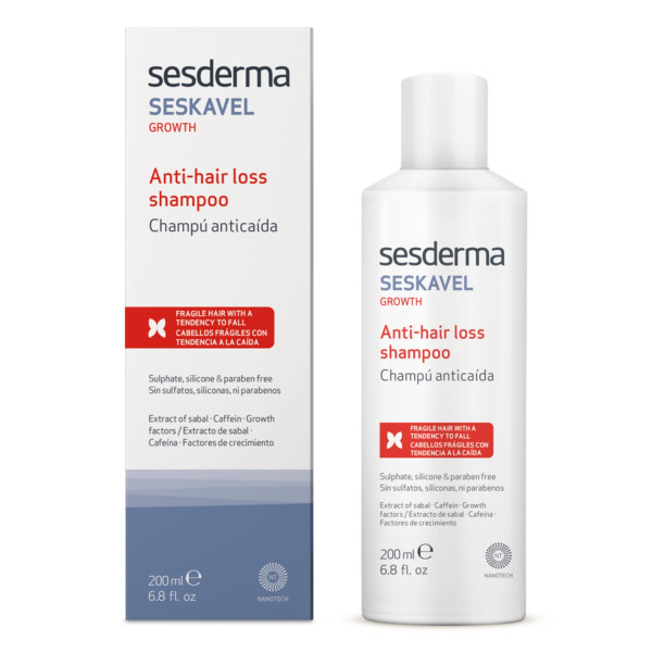 Sesderma Seskavel šampūns pret matu izkrišanu, 200 ml