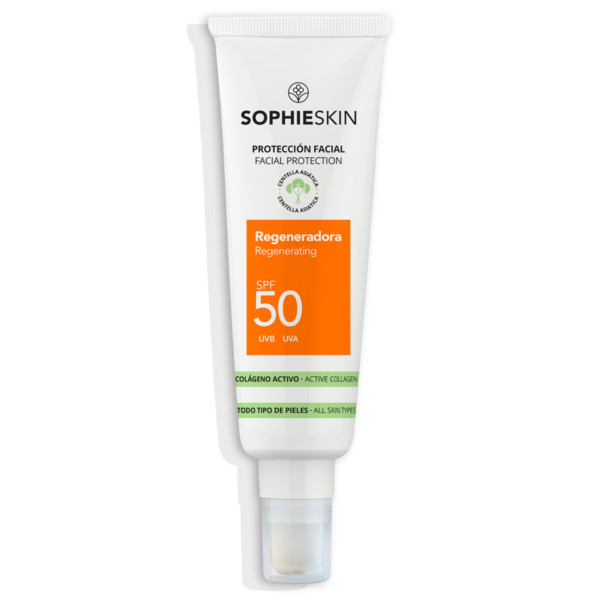 SOPHIE SKIN ādu atjaunojošs aizsargkrēms sejai no saules SPF 50, 50 ml