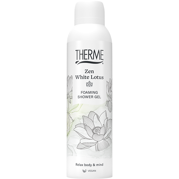 Therme zen baltā lotosa dušas putas, 200 ml