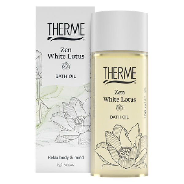 Therme zen baltā lotosa vannas eļļa, 100 ml